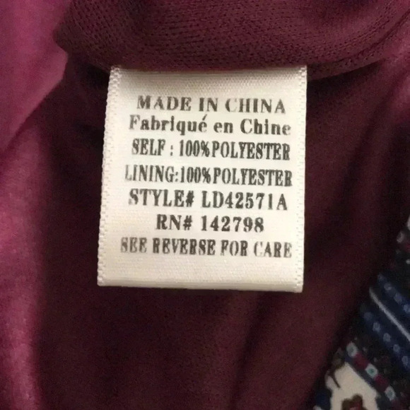 Altar’d State Block Multicolor Floral Boho Dress Size L - Picture 6 of 7